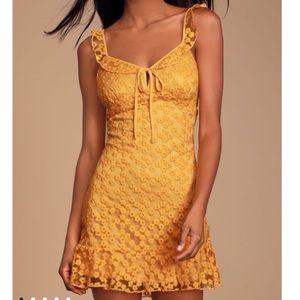 Lulus Yellow Dress